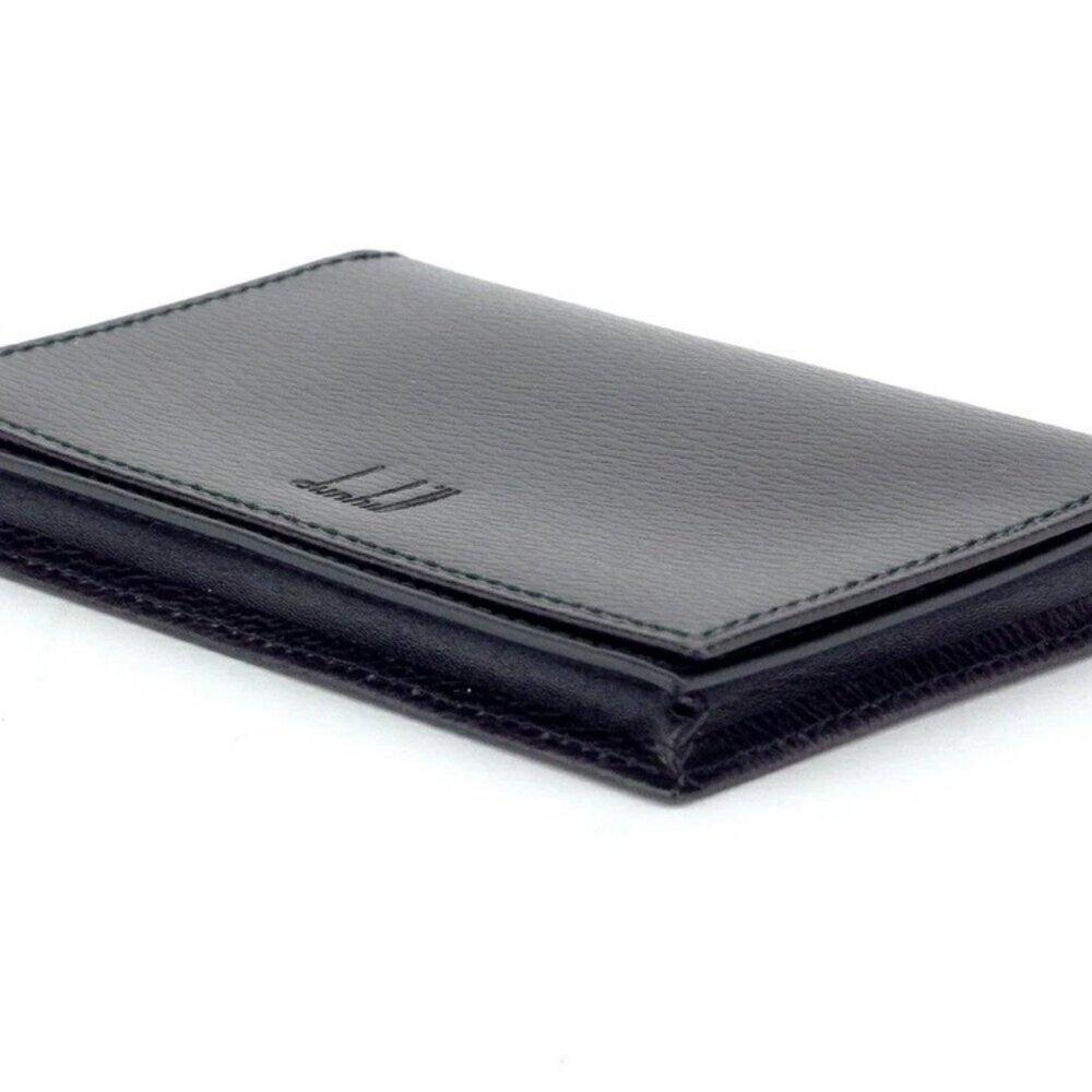 Dunhill name card holder Brown black Women Authentic secondhand